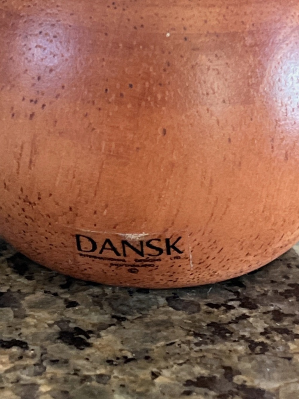 Vintage Dansk Teak MCM Wood Pepper Grinder Mill Black Top Mid-Century Modern - Picture 3 of 7